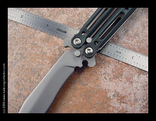 Kershaw Lucha 5150 BlackWash 14C28N Stainless Steel KVT Balisong Knife For  Sale