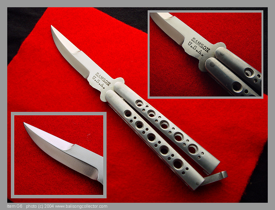 DB-30 D2 Steel Balisong Butterfly Knife with Camel Bone Handle